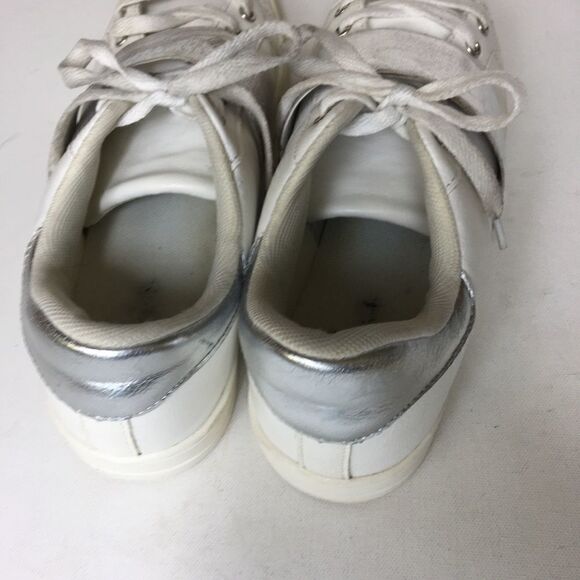 Just Fab Yasmina sneakers white &silver SZ9 - Picture 6 of 7